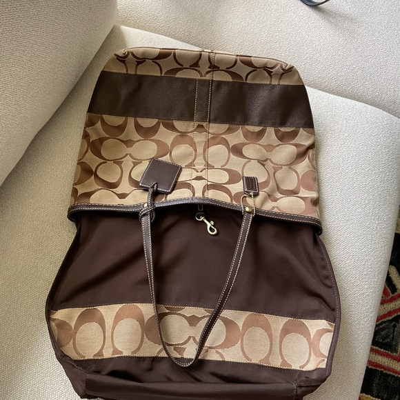 Coach Brown Signature Tote Bag - Picture 14 of 16